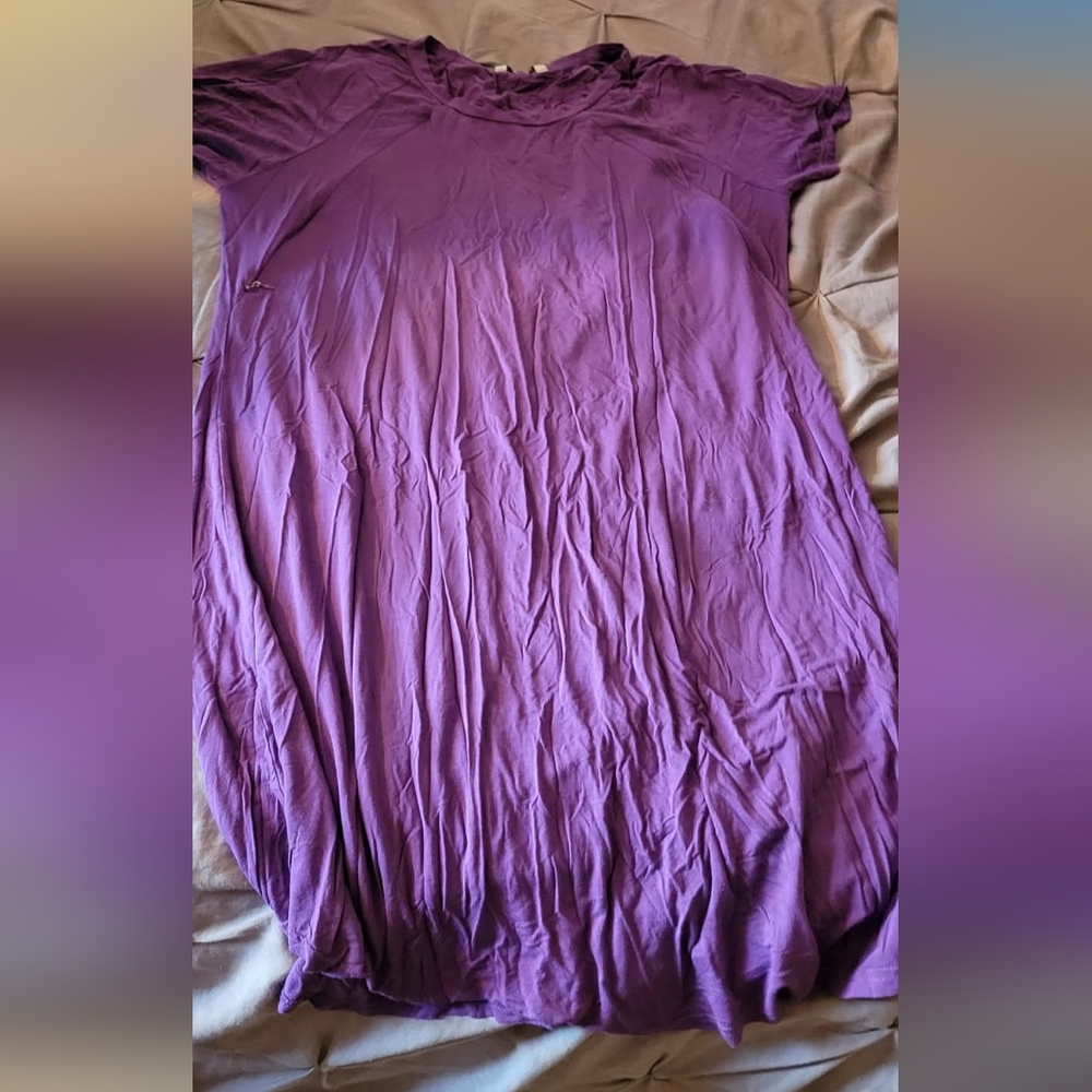 Ekouaer 3 in 1 Delivery/Labor/Nursing Nightgown - Purple